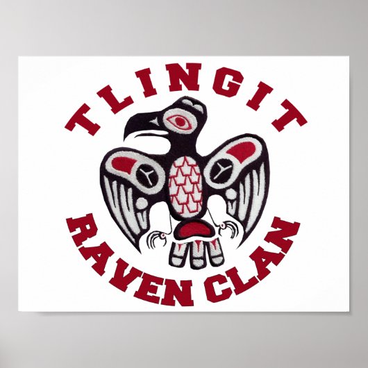 Tlingit Raven Clan Poster (Vorne)
