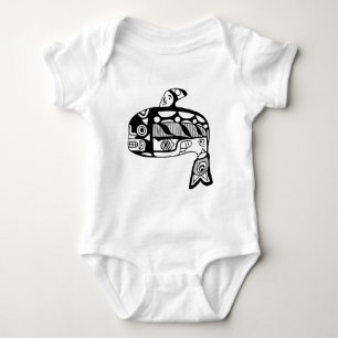 Tlingit-Wal der amerikanischen Ureinwohner Baby Strampler