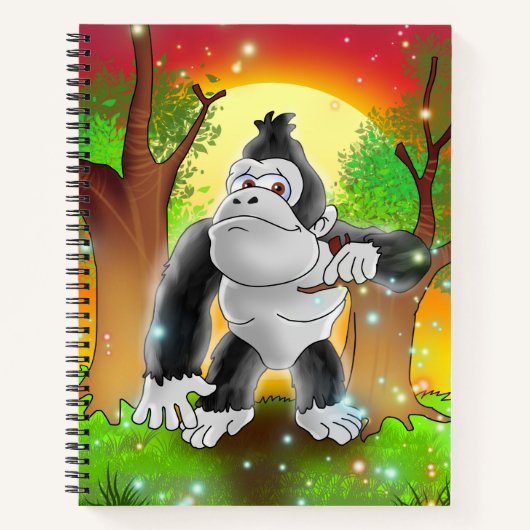 TLM: Gary the Gorilla Notebook Notizblock (Vorderseite)