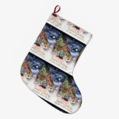 TLM: Santa in Training Weihnachten Strumpf Großer Weihnachtsstrumpf (Vorderansicht (hängend))