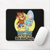 TLM: Willie the Wolf Bad Hair Days Mousepad (Mit Mouse)