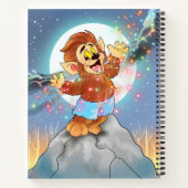 TLM:Willie the Wolf(With Glitzern) Notebook Notizblock (Rückseite)