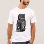TLR camera t-shirt (Vorderseite)