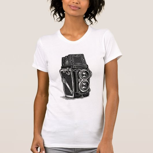 TLR camera t-shirt (Vorderseite)