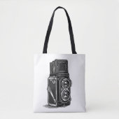 TLR camera tote bag Tasche (Vorderseite)