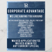 TLR Corporate Advantage Flyer (Hinten)