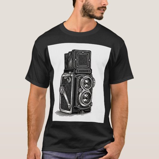 TLR Kamera T-Shirt (Vorderseite)