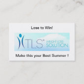 TLStrainer- und -verteiler-Visitenkarte Visitenkarte (Vorderseite)