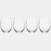 TM Lotus Blume Stemless Weingläser Weinglas Ohne Stiel (Links)