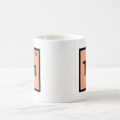 TM - Thulium-Chemie-Periodensystem-Symbol Kaffeetasse (Mittel)