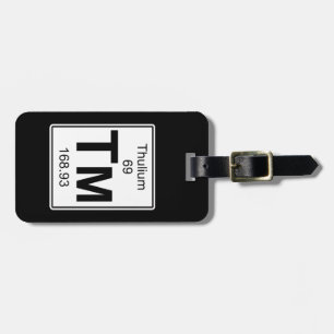 TM - Thulium Gepäckanhänger