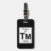 TM - Thulium Gepäckanhänger (Vorderseite vertikal)