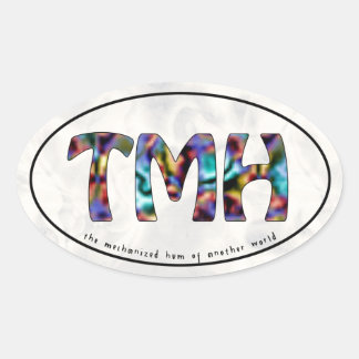 TMH Groovy Motorenoval Aufkleber