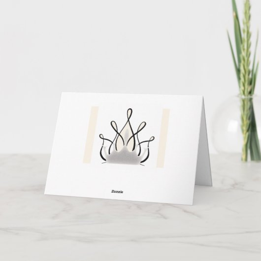 TMH SAMMECTION - Elegante Geschenke Purim Holy Day Karte (Rückseite)