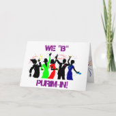 TMH SAMMLUNG - Party Time Purim Holy Day Card Karte (Vorderseite)