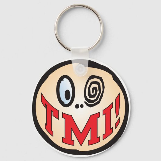 TMI-Textkopf Schlüsselanhänger (Vorderseite)