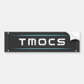 TMOCS DJ Logo Autoaufkleber (Vorne)