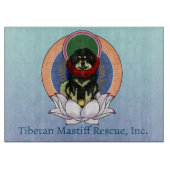 TMRescue Lotus Blume Logo Schneidebrett (Vorderseite)