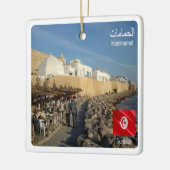 TN019 HAMMAMET EL-HochĀMĀT, Tunesien Keramikornament (Links)