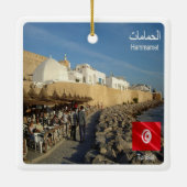 TN019 HAMMAMET EL-HochĀMĀT, Tunesien Keramikornament (Rückseite)