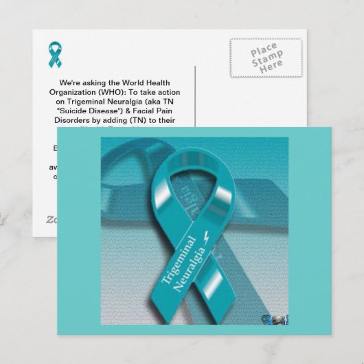 TN Awareness Postcard Postkarte (Vorne/Hinten)