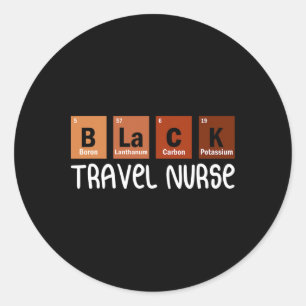 Tn Travel Nurses Day Runder Aufkleber