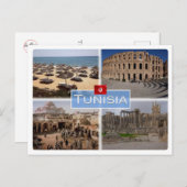 TN Tunesien Postkarte (Vorne/Hinten)