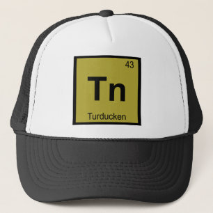 Tn - Turducken Erntedank-Chemie-Symbol Truckerkappe