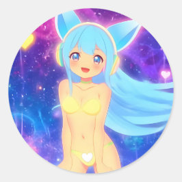 Tne StellarNut gleich Round Sticker #01