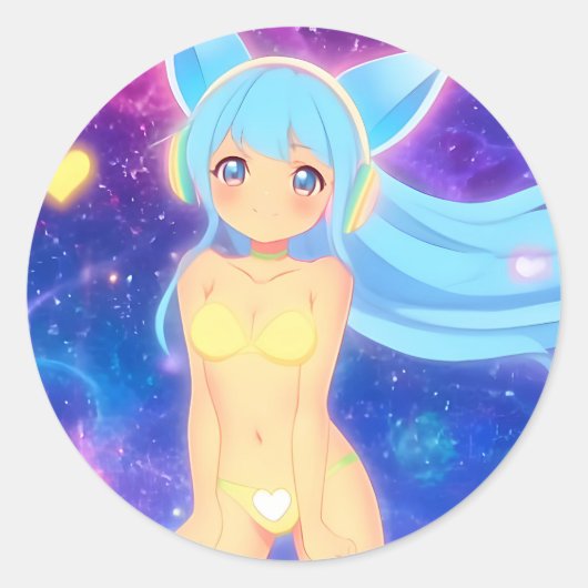 Tne StellarNut gleich Round Sticker #02 (Vorderseite)