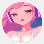Tne StellarNut Venus Round Sticker #01 (Vorderseite)