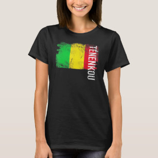 Tnenkou Mali Flagge für Malians Männer Frauen Kind T-Shirt
