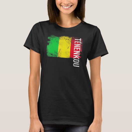 Tnenkou Mali Flagge für Malians Männer Frauen Kind T-Shirt (Vorderseite)