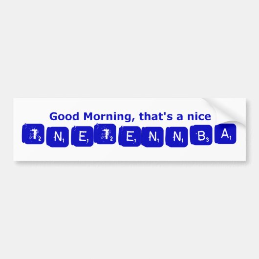 TNETENNBA - Guten Morgen Autoaufkleber (Vorne)