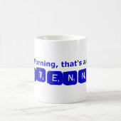 TNETENNBA - Guten Morgen Kaffeetasse (Mittel)