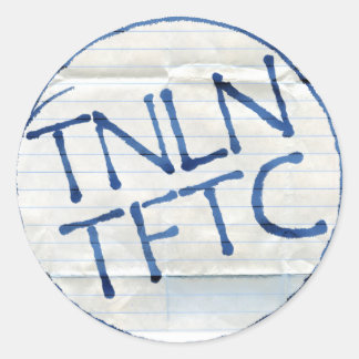 TNLN TFTC-Aufkleber Runder Aufkleber