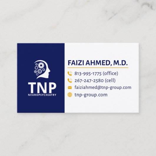 TNP BIZ CARDS VISITENKARTE (Vorderseite)