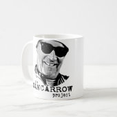 TNP Kaffee-Tasse - schwarzes Logo Kaffeetasse (Vorderseite Links)