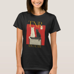 TNR Advocate Cats Fallen Neuter Return Fun T-Shirt