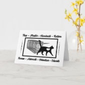 TNR-KATZE-RETTUNGSFENSTER-RÜCKKEHR INNEN KARTE (Gelbe Blume)