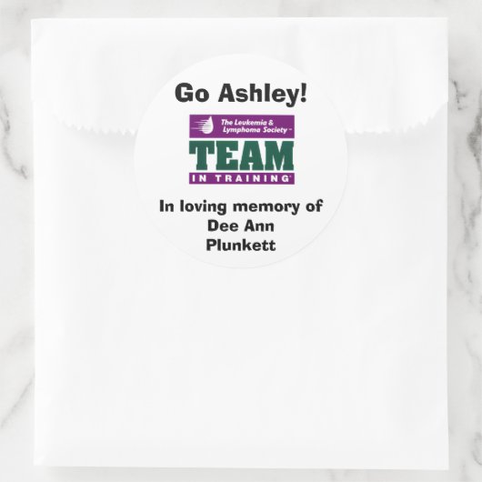 TNT-Aufkleber Runder Aufkleber (Tasche)