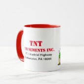 TNT Enten-Flipperautomat-kleine Tasse (Vorderseite Links)