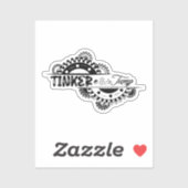 TNT-Logo-Ausschneideaufkleber Aufkleber (Blatt)