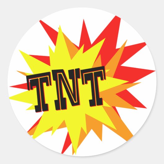 TNT RUNDER AUFKLEBER (Vorderseite)