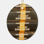 TNT Sprengstoff Keramik Ornament (Links)