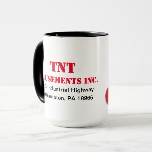 TNT Unterhaltungs-Tasse Tasse (Vorderseite Links)