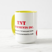 TNT Unterhaltungs-Website-Tasse Tasse (Vorderseite Links)