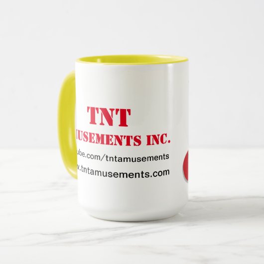 TNT Unterhaltungs-Website-Tasse Tasse (Vorderseite Links)