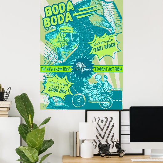 TNU Boda Boda Poster (Heimbüro)