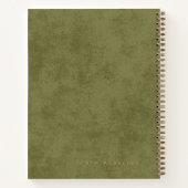 'To Be Continued' Personalized Green Notebook* Notizblock (Rückseite)